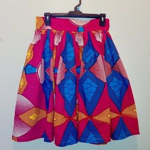 Ankara A-line Skirt
